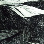 Elegy for Natasa Zilic, II,   50x70cm, dry point, 2015.