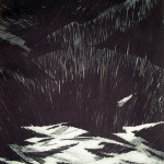 Tiho mesto za Olgu Veselinovic I,   suva igla, 45x65cm, 2015.