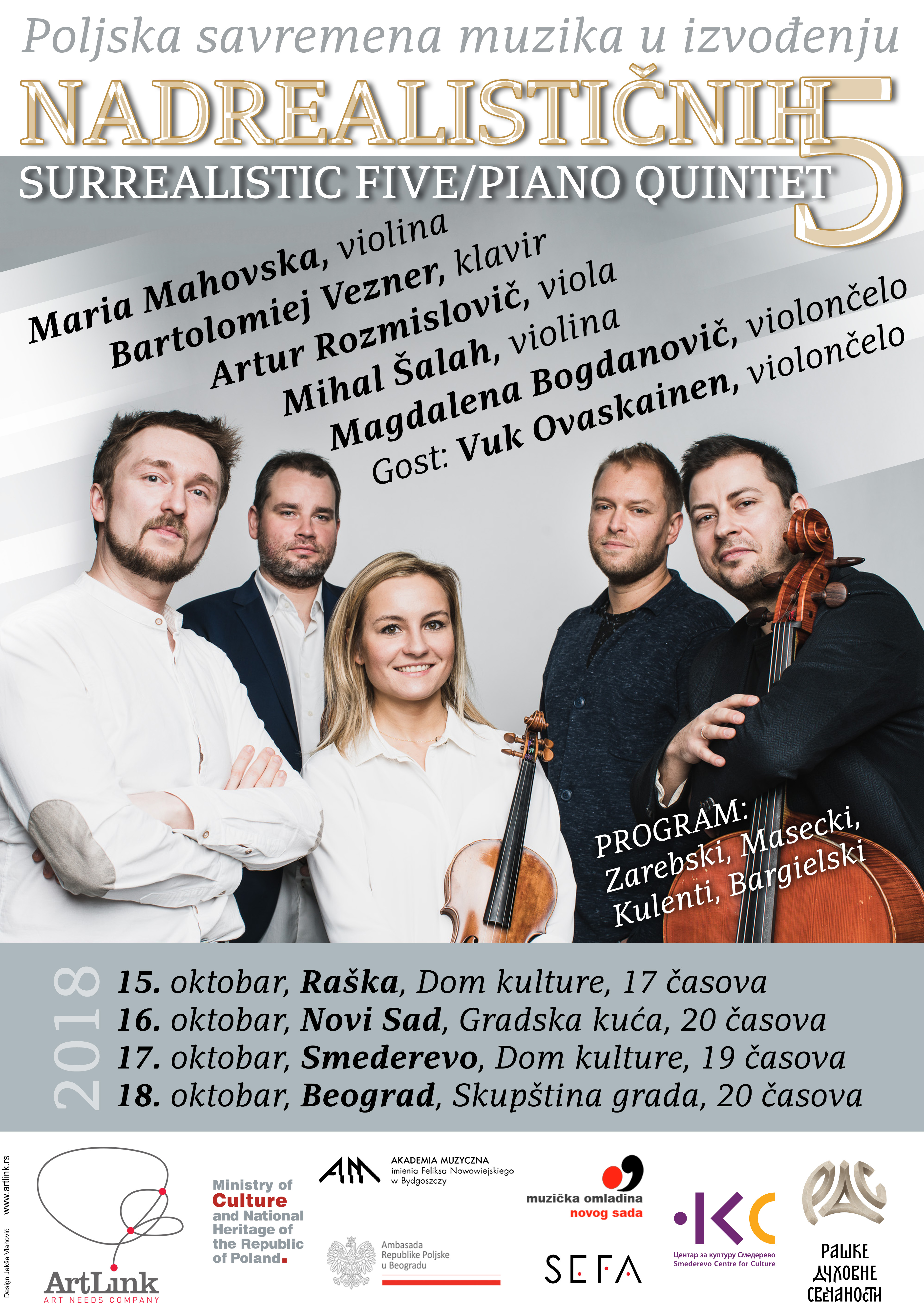 Nadrealisticnih 5 plakat novo